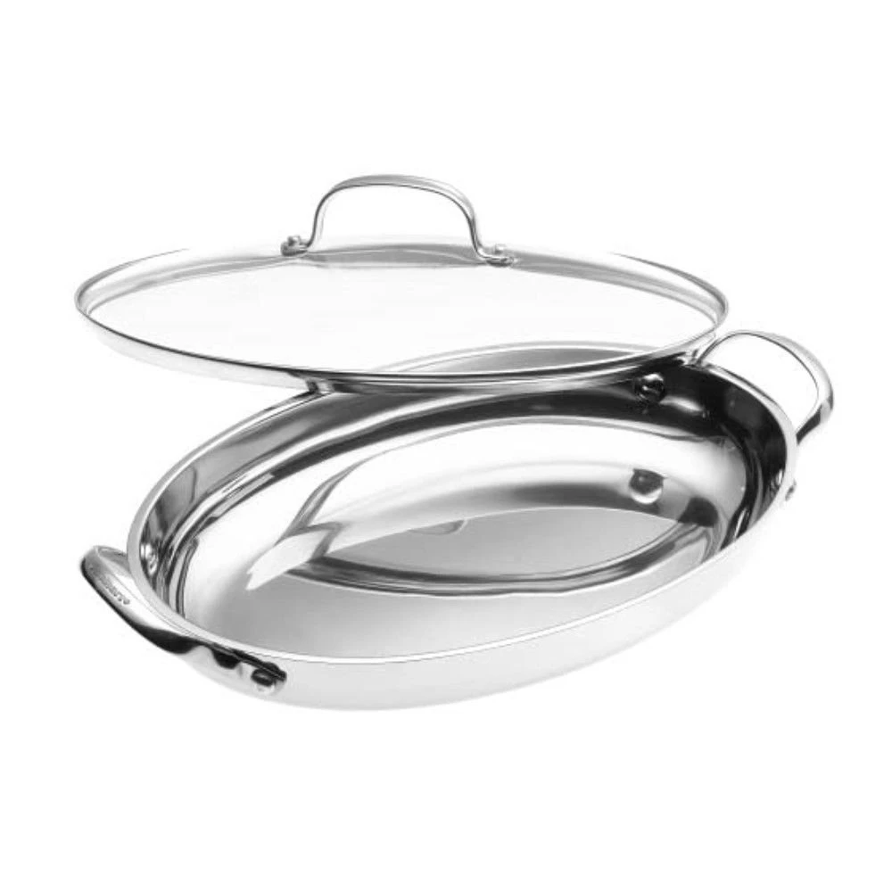 Cuisinart Classic Entertaining Stainless Steel Oval Buffet Server | 13.5" - Image 2