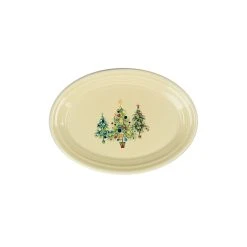 Fiesta® 9.6" Small Oval Serving Platter | Trio Of Trees