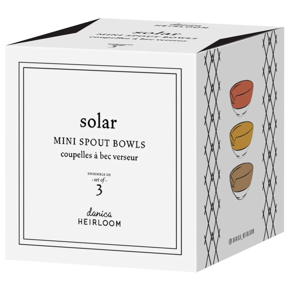 Danica Brands Danica Heirloom Mini Spout Bowls (Set Of 3) | Solar - Image 5