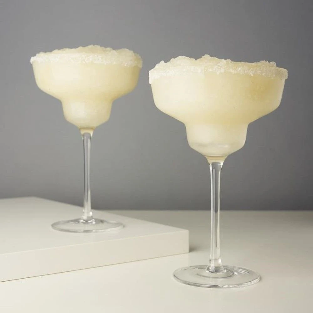 Viski® Angled Crystal Margarita Glasses - Image 4