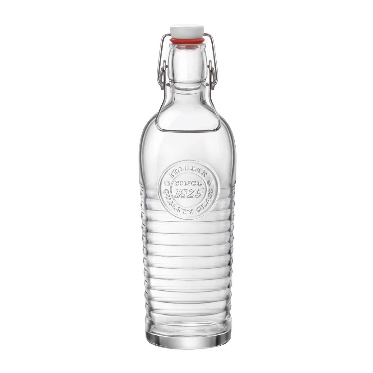 Bormioli Rocco Officina 1825 Clear Bottle With Swing Top - 33.75 Oz
