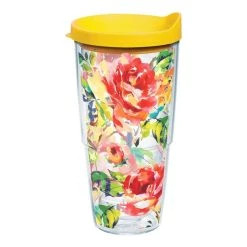 Tervis® 24oz Double-Walled Insulated Tumbler With Lid | Fiesta® Floral Bouquet - Yellow