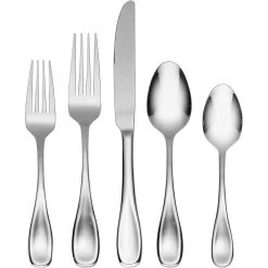 Oneida Brushed Satin 18/0 Stainless Steel 45-Piece Flatware Set | Voss