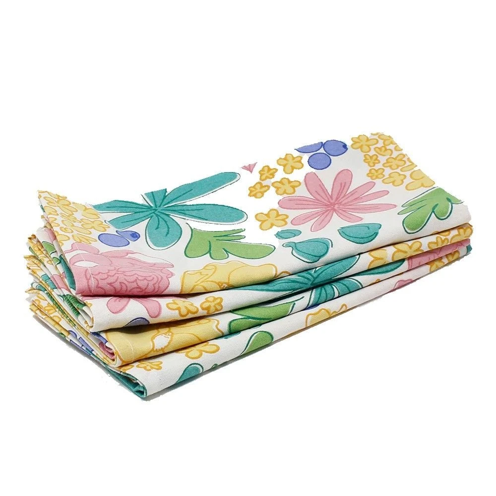 Mahogany USA Printed 18" X 18" Napkin (Set Of 4) | April