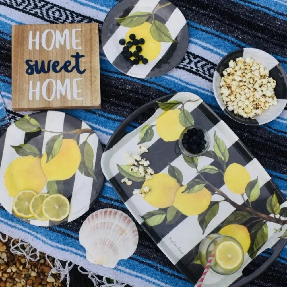 Bamboo Table Dinner Plate | Lemon Branch - Image 3