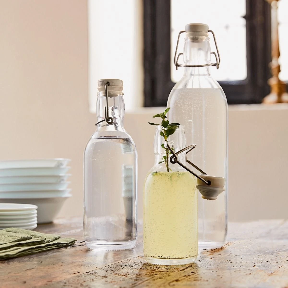 Bormioli Rocco 33.75oz Emilia Glass Bottle - Image 7