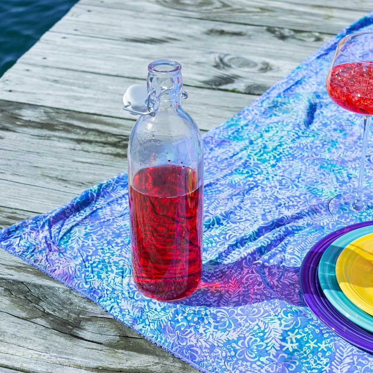 Bormioli Rocco 33.75oz Emilia Glass Bottle - Image 5