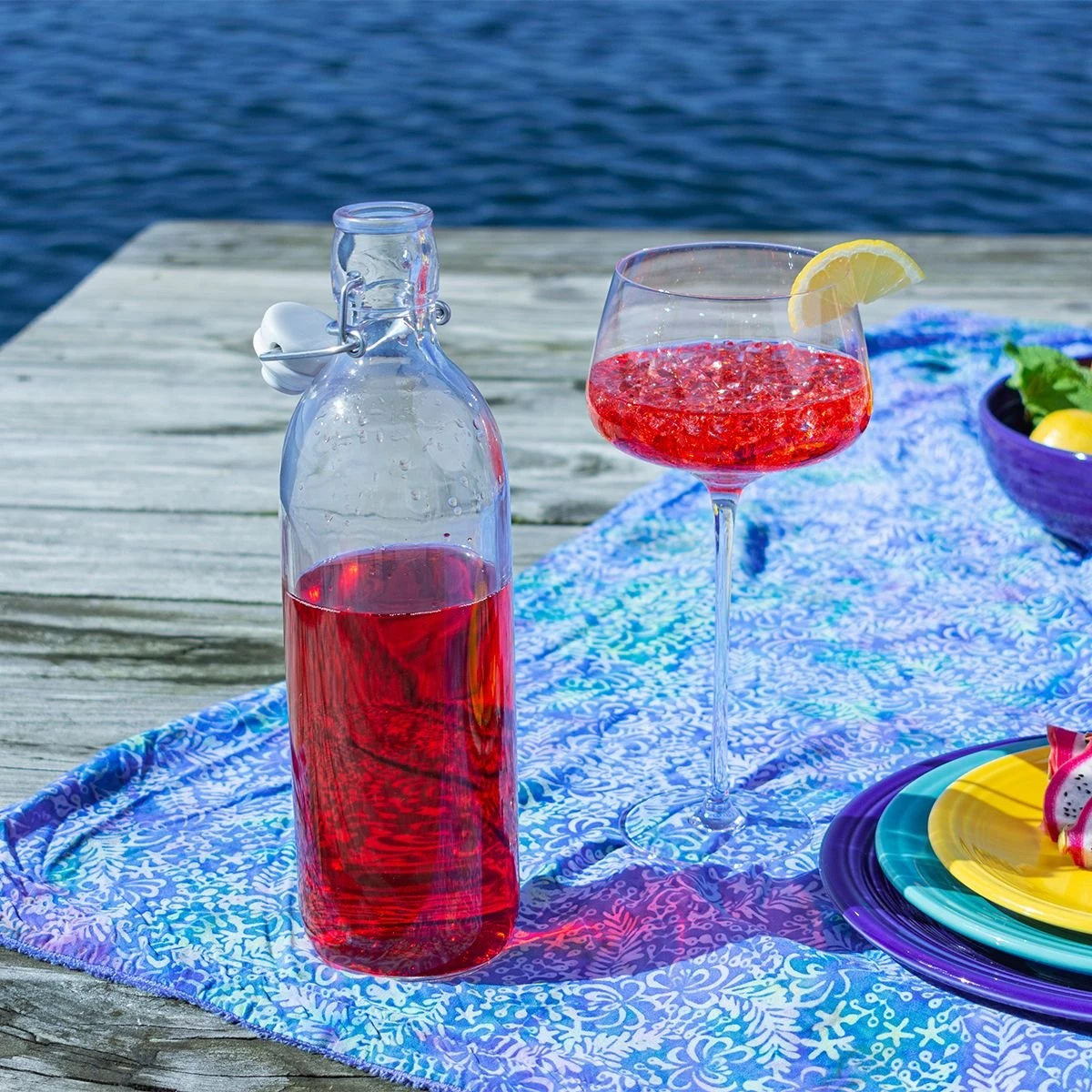 Bormioli Rocco 33.75oz Emilia Glass Bottle - Image 6