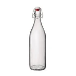 Bormioli Rocco 33.75oz Swing Top Giara Glass Bottle | Clear