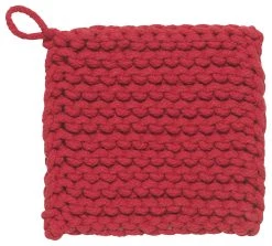 Danica Brands Danica Heirloom Crochet Potholder | Red