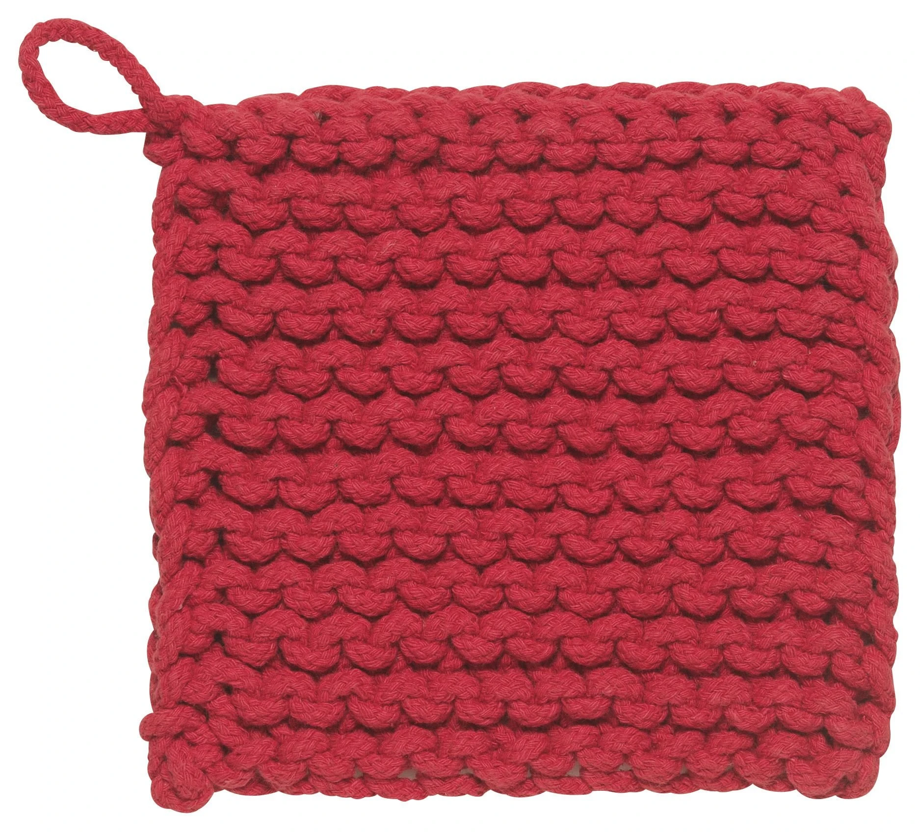 Danica Brands Danica Heirloom Crochet Potholder | Red