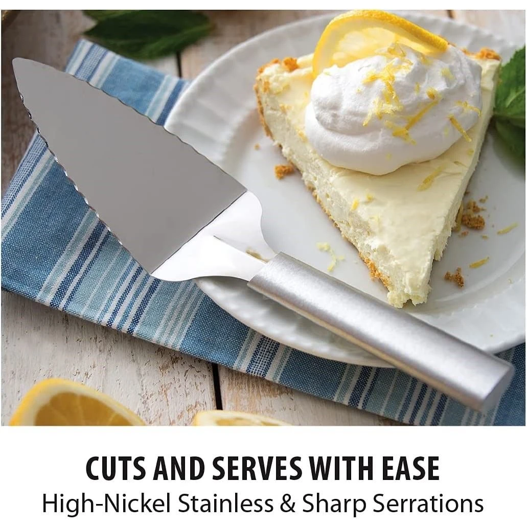 Rada Cutlery Serrated Pie Server | Silver - Image 3