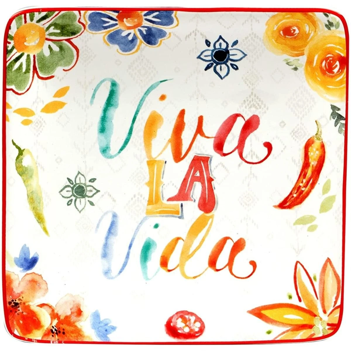 Certified International 6" Canape Plate (Set Of 4) | Sweet & Spicey - Image 2