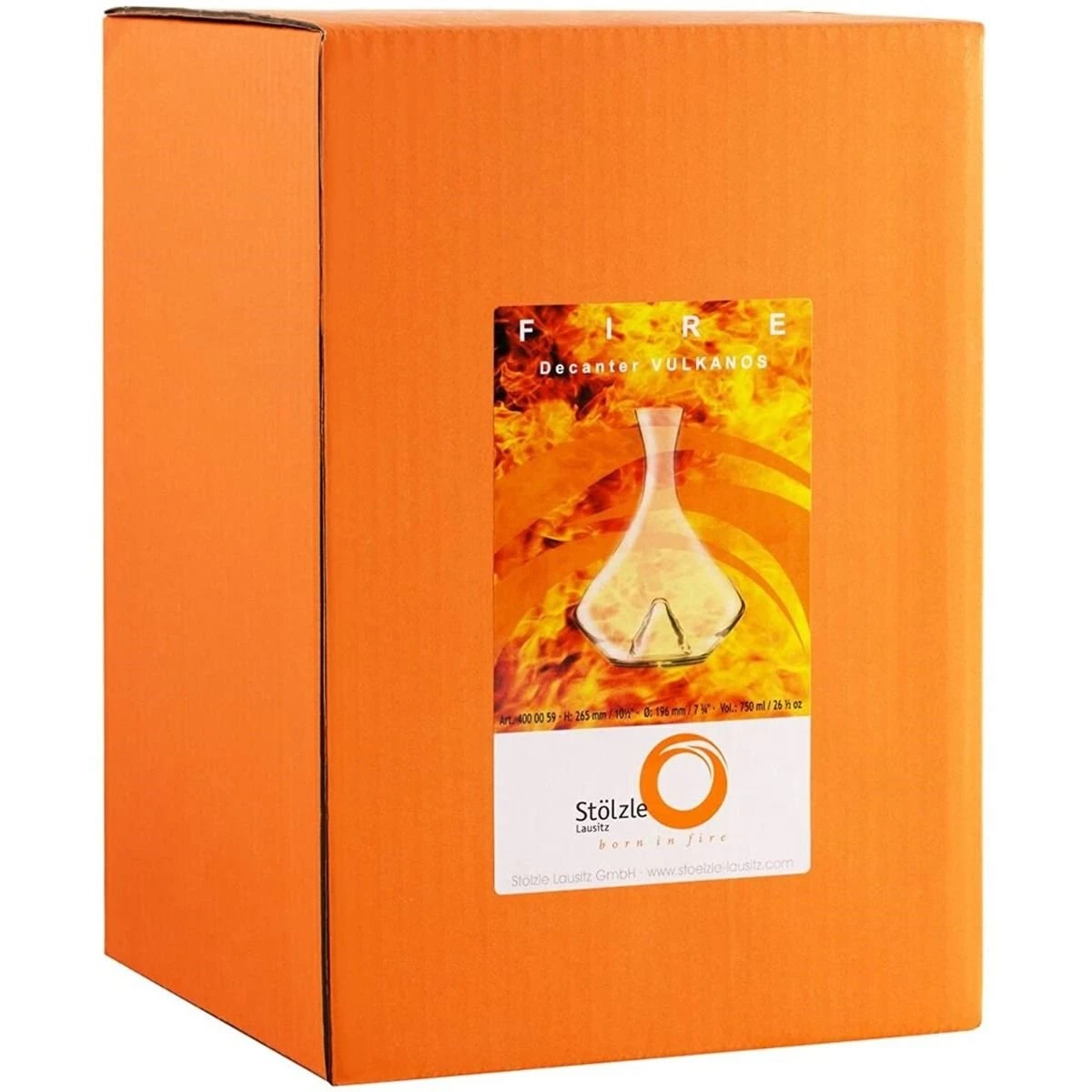 Stolzle 25.25oz Fire Decanter - Image 2