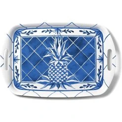 Bamboo Table Serving Tray | Blue Pineapple