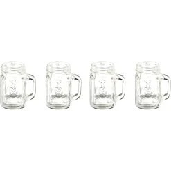 Kikkerland Shot Glasses - Set Of 4 | Mason Jars