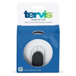 Tervis® Slider Lid | Fits 30oz Stainless Steel Tumblers - Clear & Black