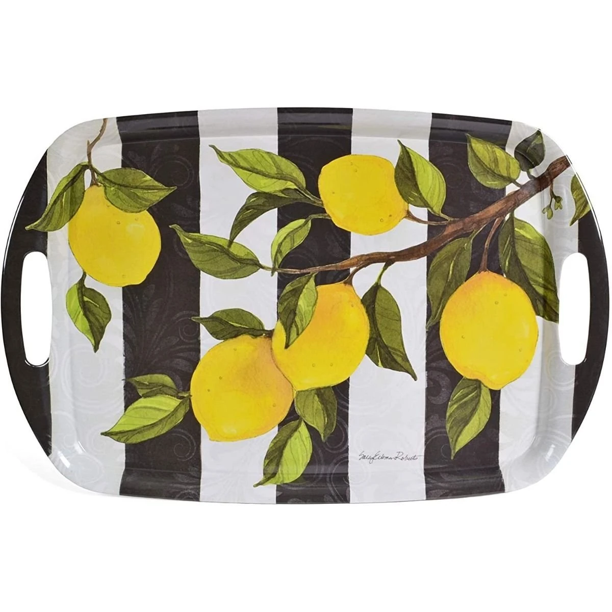 Bamboo Table Serving Tray | Lemon Branch