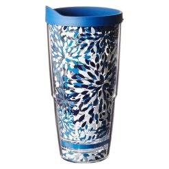 Tervis® 24oz Double-Walled Insulated Tumbler With Lid | Fiesta® Calypso - Lapis