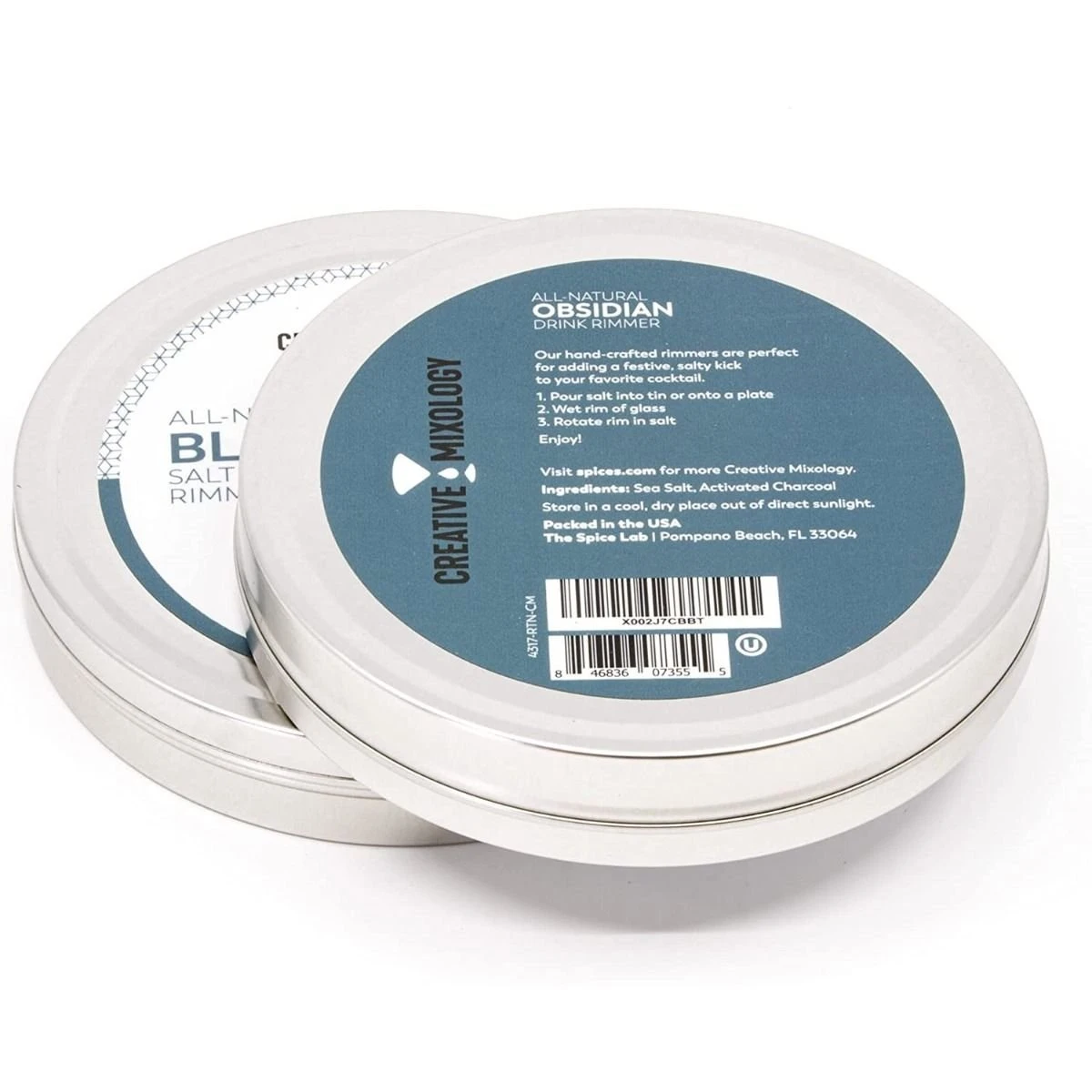 The Spice Lab Cocktail Salt Rimmer | Black Obsidian - Image 2