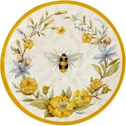 Certified International 11" Melamine Dinner Plate | Bee Sweet
