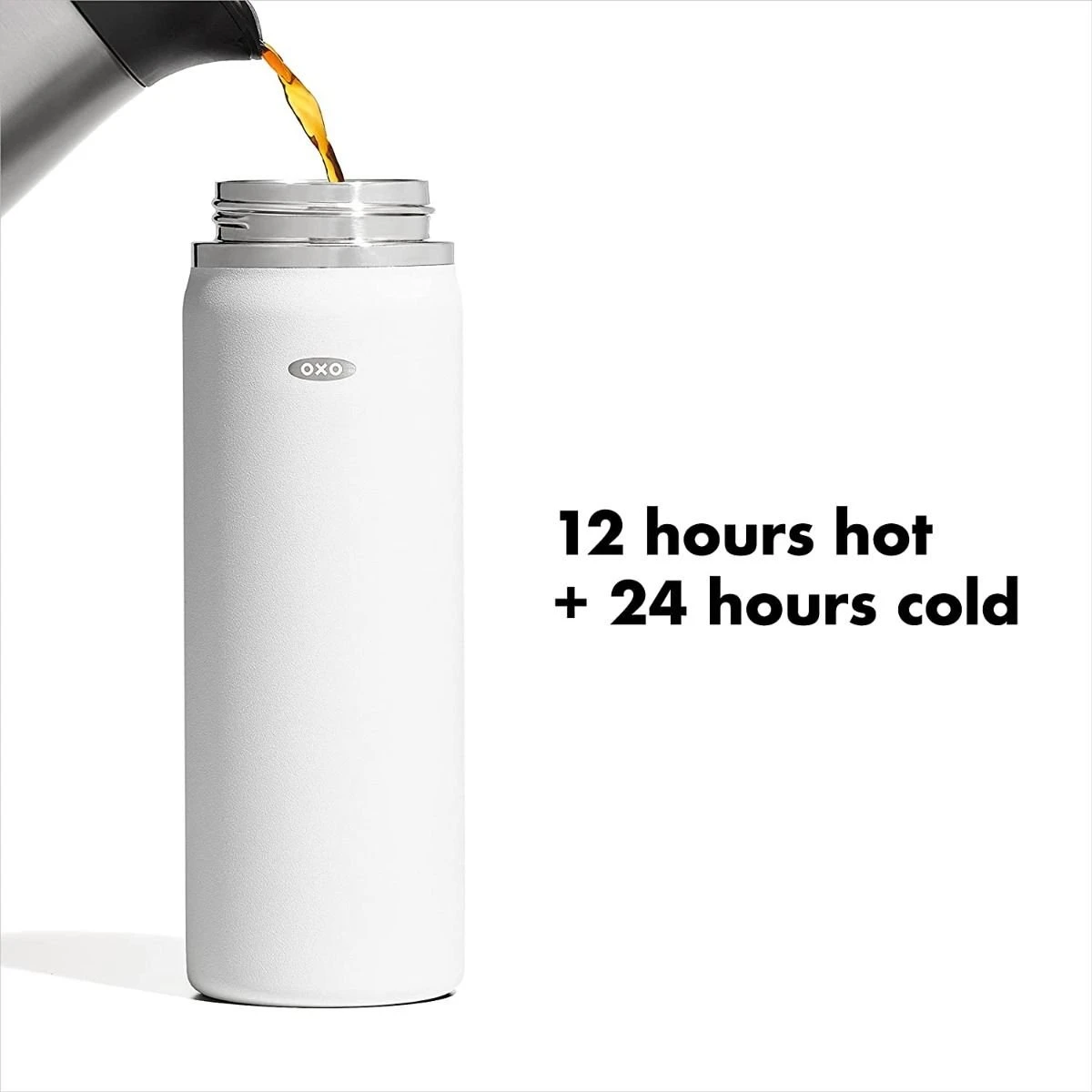 OXO Good Grips 16oz Thermal Mug Water Bottle | Quartz - Image 3