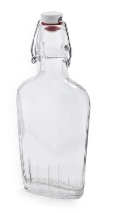 Bormioli Rocco 8.5oz Swing Top Glass Flask