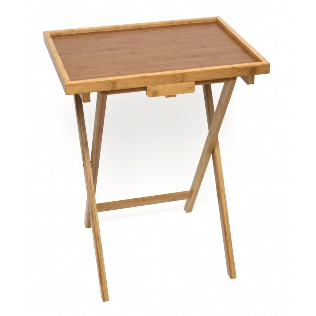 Lipper International Lipped Snack Tables | Bamboo - Image 2