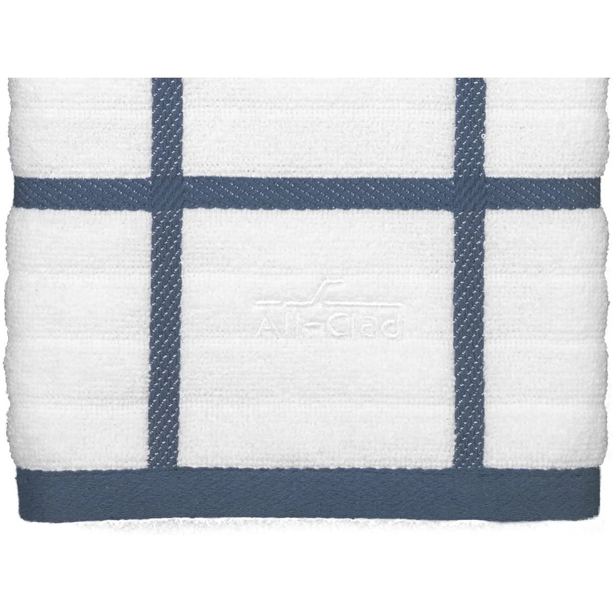 All-Clad Antimicrobial Kitchen Towel | Check Cornflower - Image 2