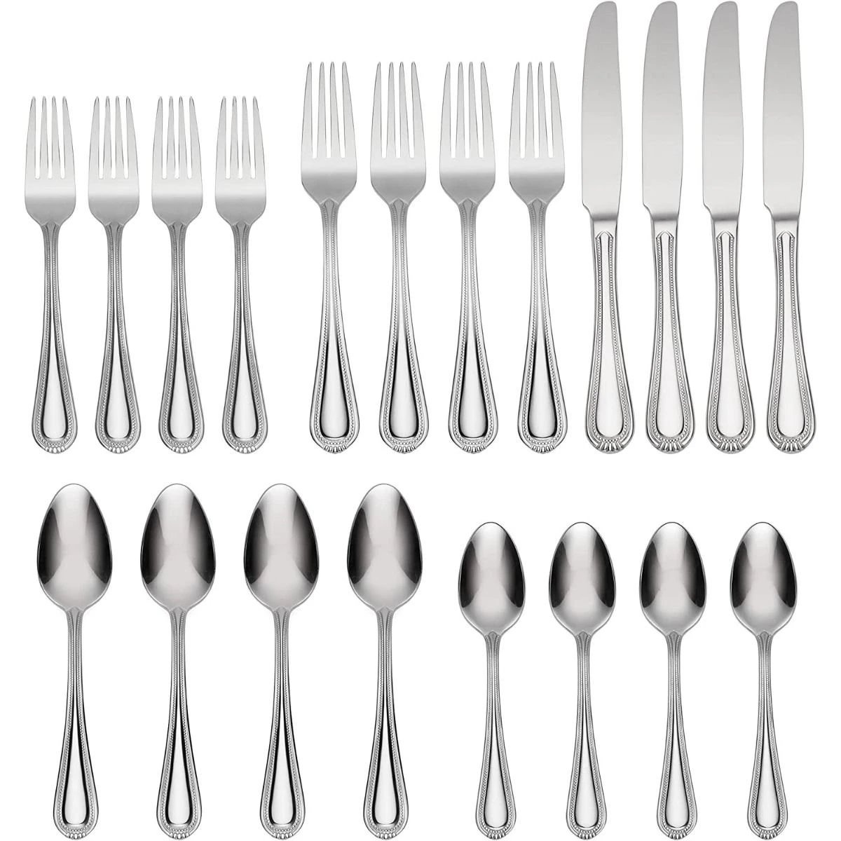 Oneida Stainless Steel 20-Piece Flatware Set | Countess - Image 2