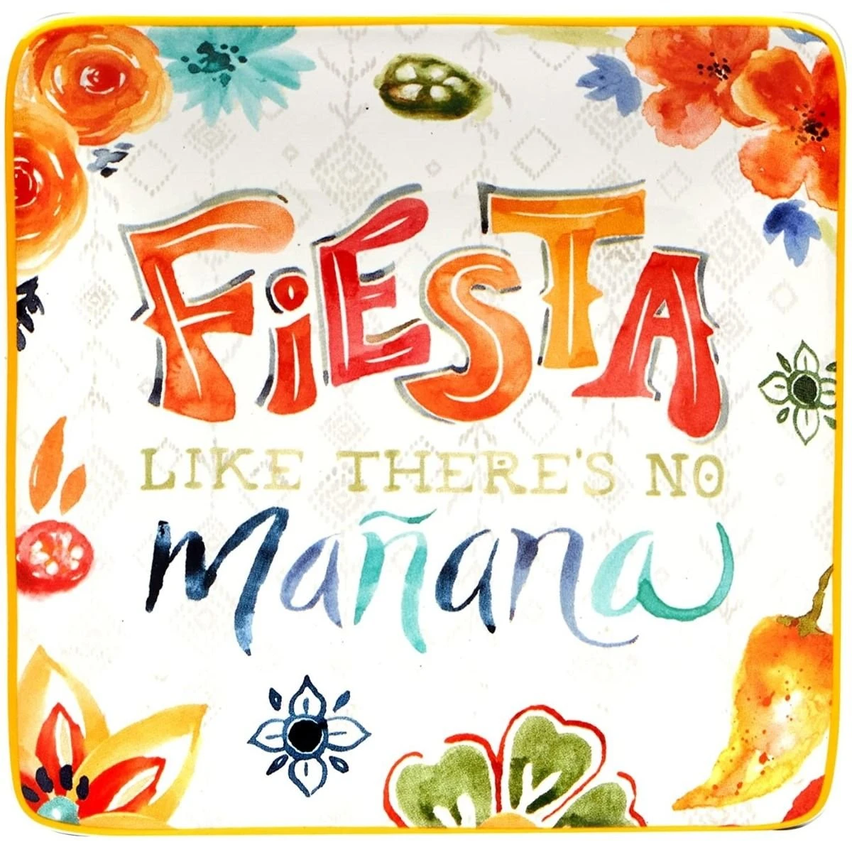 Certified International 6" Canape Plate (Set Of 4) | Sweet & Spicey - Image 3