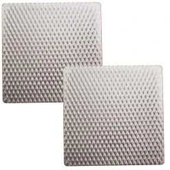 Range Kleen SilverWave 7" X 7" Hot Pads (2-Pack) | Silver