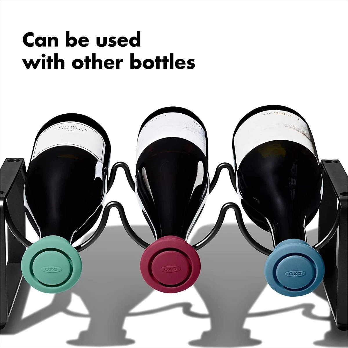 OXO Good Grips Silicone Wine Stoppers | Set Of 3 - Image 4