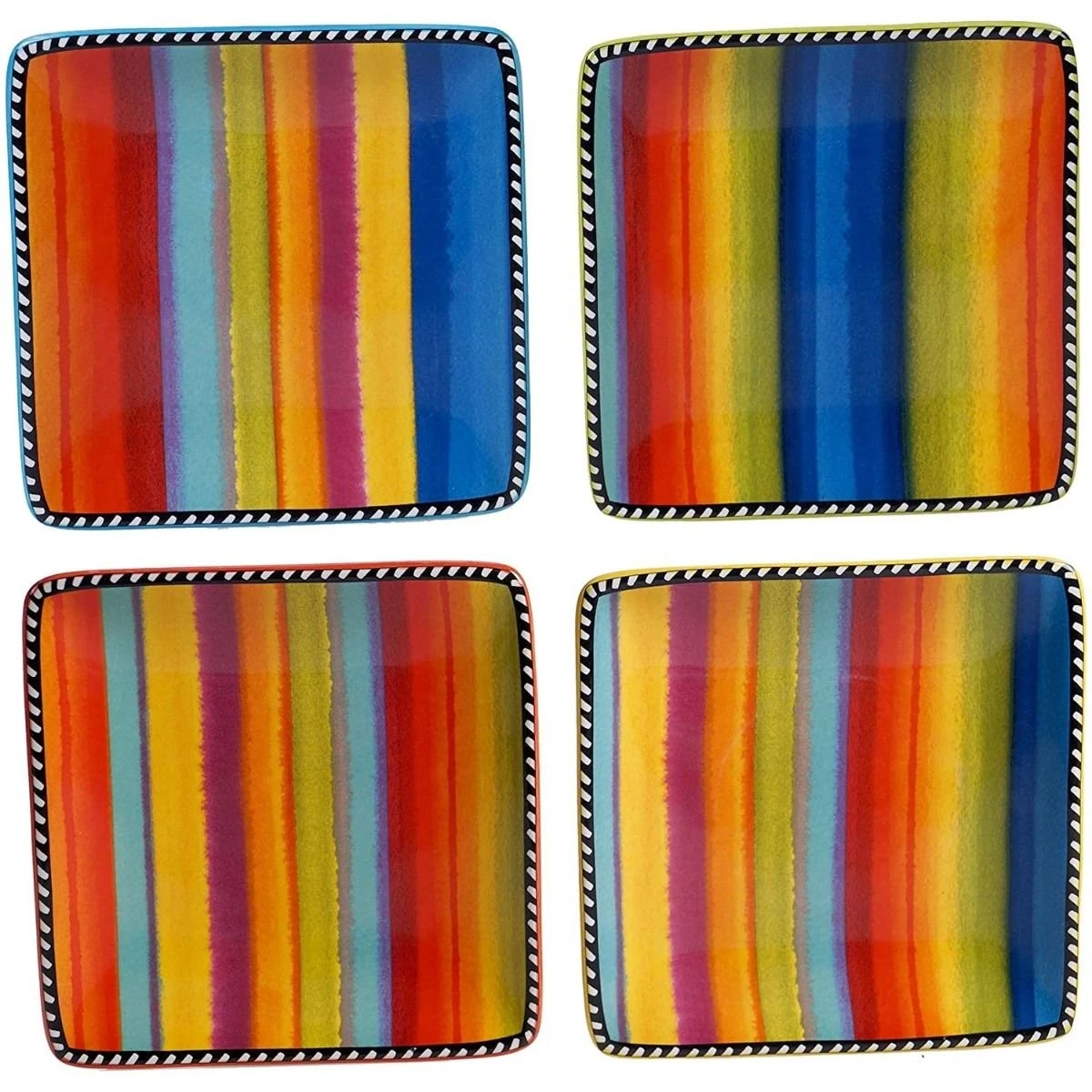 Certified International 6" Canape Plate (Set Of 4) | Sierra