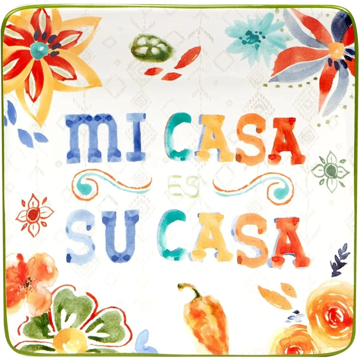 Certified International 6" Canape Plate (Set Of 4) | Sweet & Spicey - Image 4