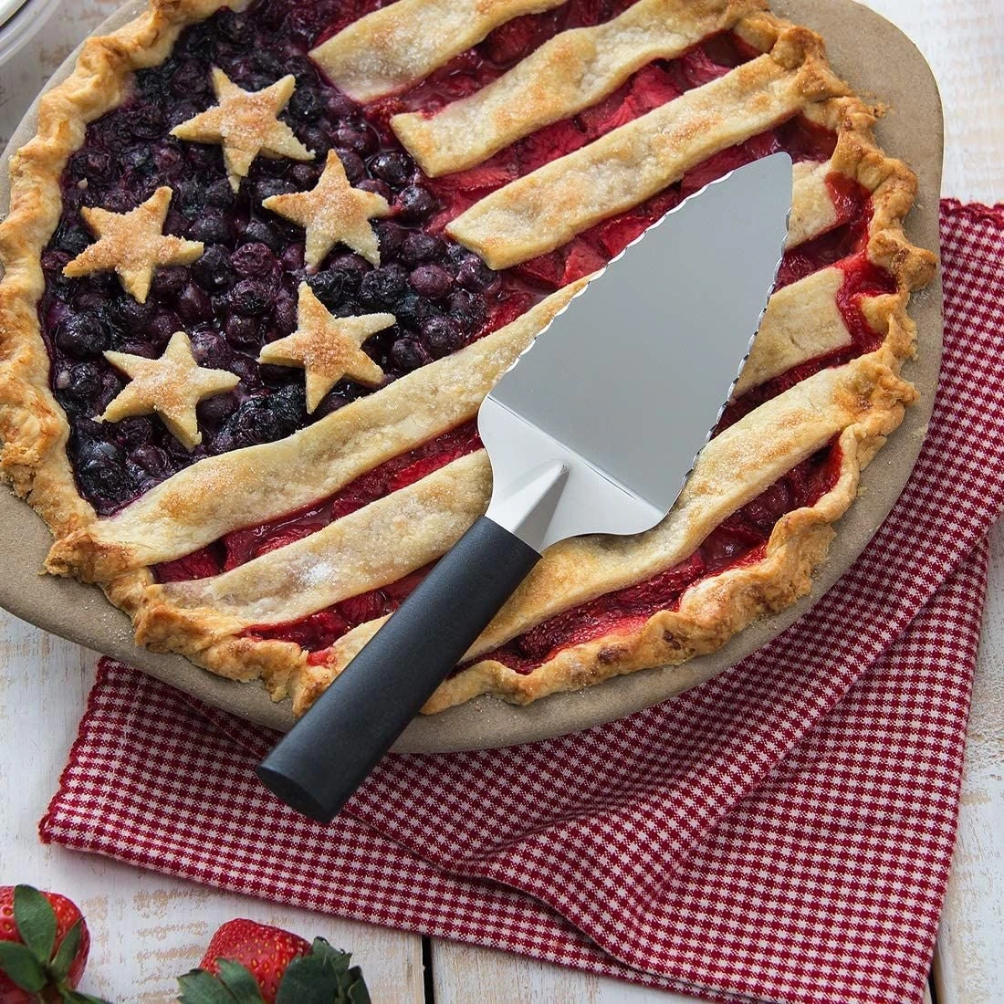 Rada Cutlery Serrated Pie Server | Black - Image 4