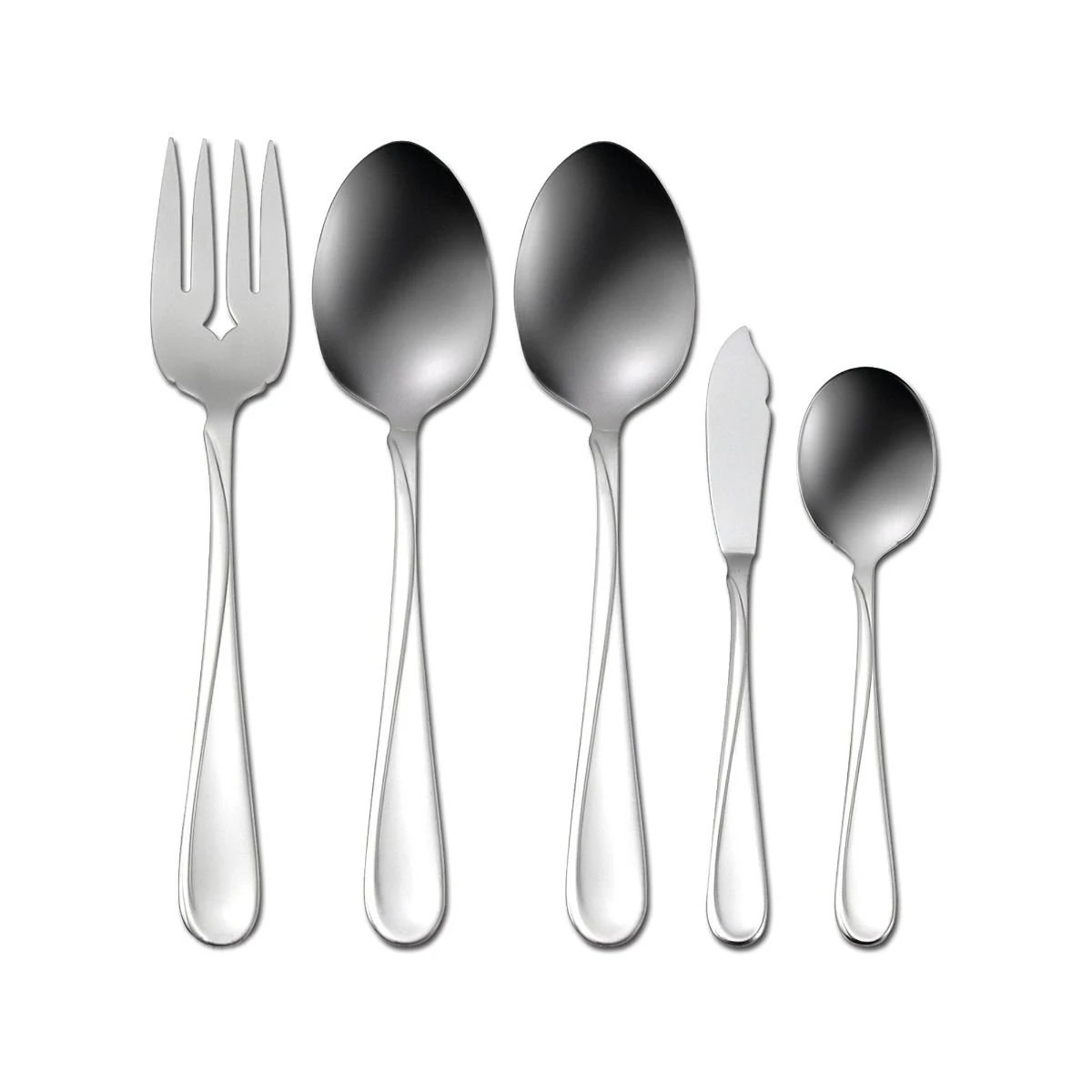 Oneida 18/0 Stainless Steel 45-Piece Flatware Set | Flight - Image 2