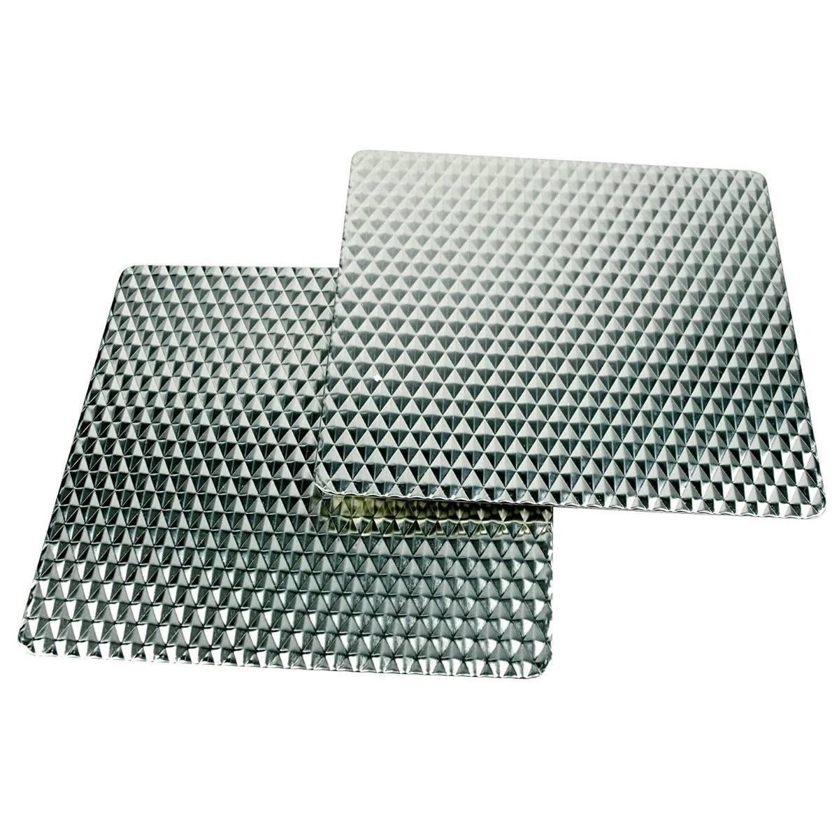 Range Kleen SilverWave 7" X 7" Hot Pads (2-Pack) | Silver - Image 2