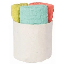 Danica Brands Now Designs By Danica Mercantile Dishcloths In Basket (Set Of 3) | Chartreuse