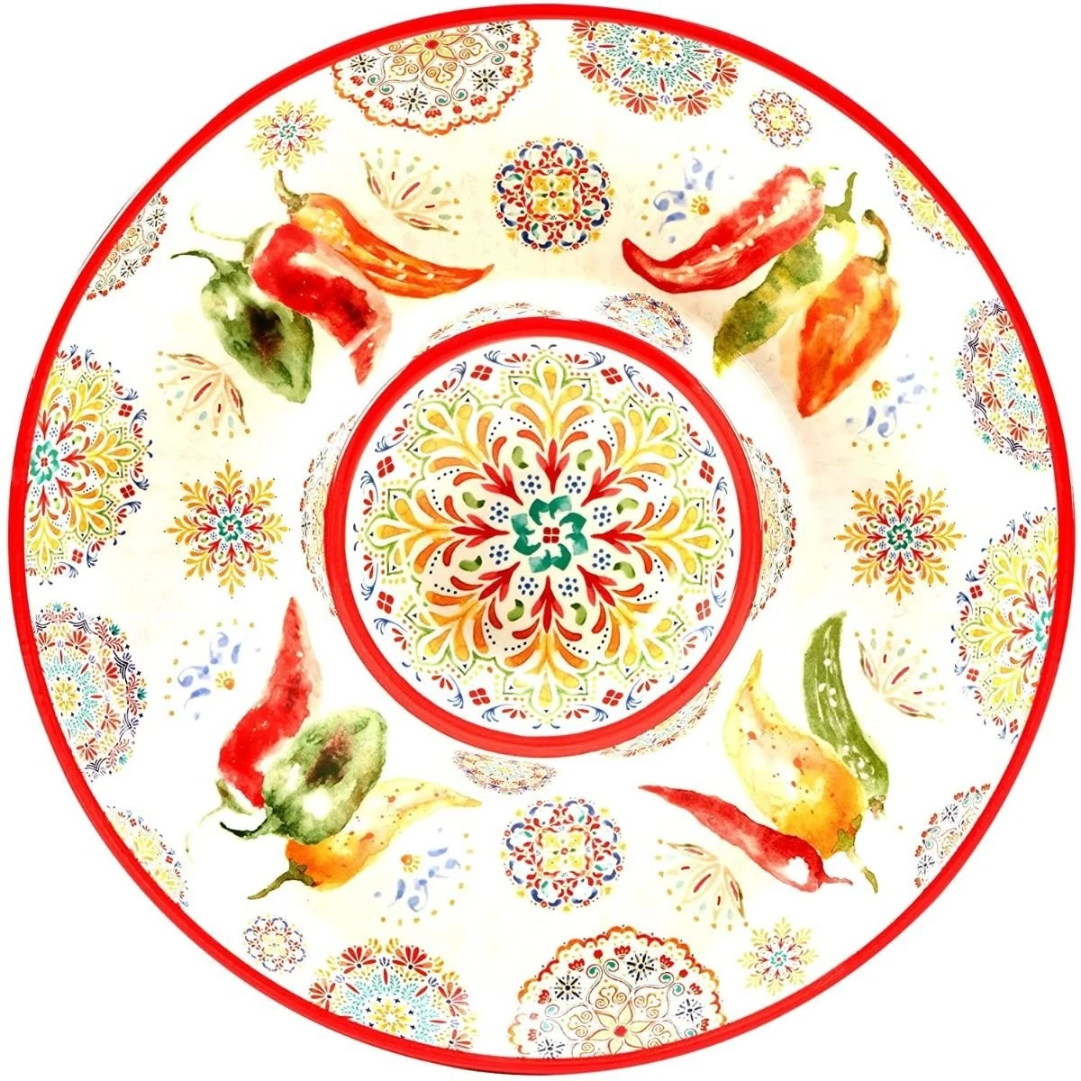 Certified International 13.75" Chip & Dip | Sweet & Spicey - Image 2