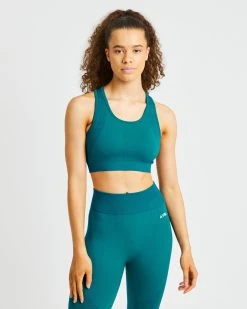 AYBL Ignite Seamless Sports Bra - Hyper Teal