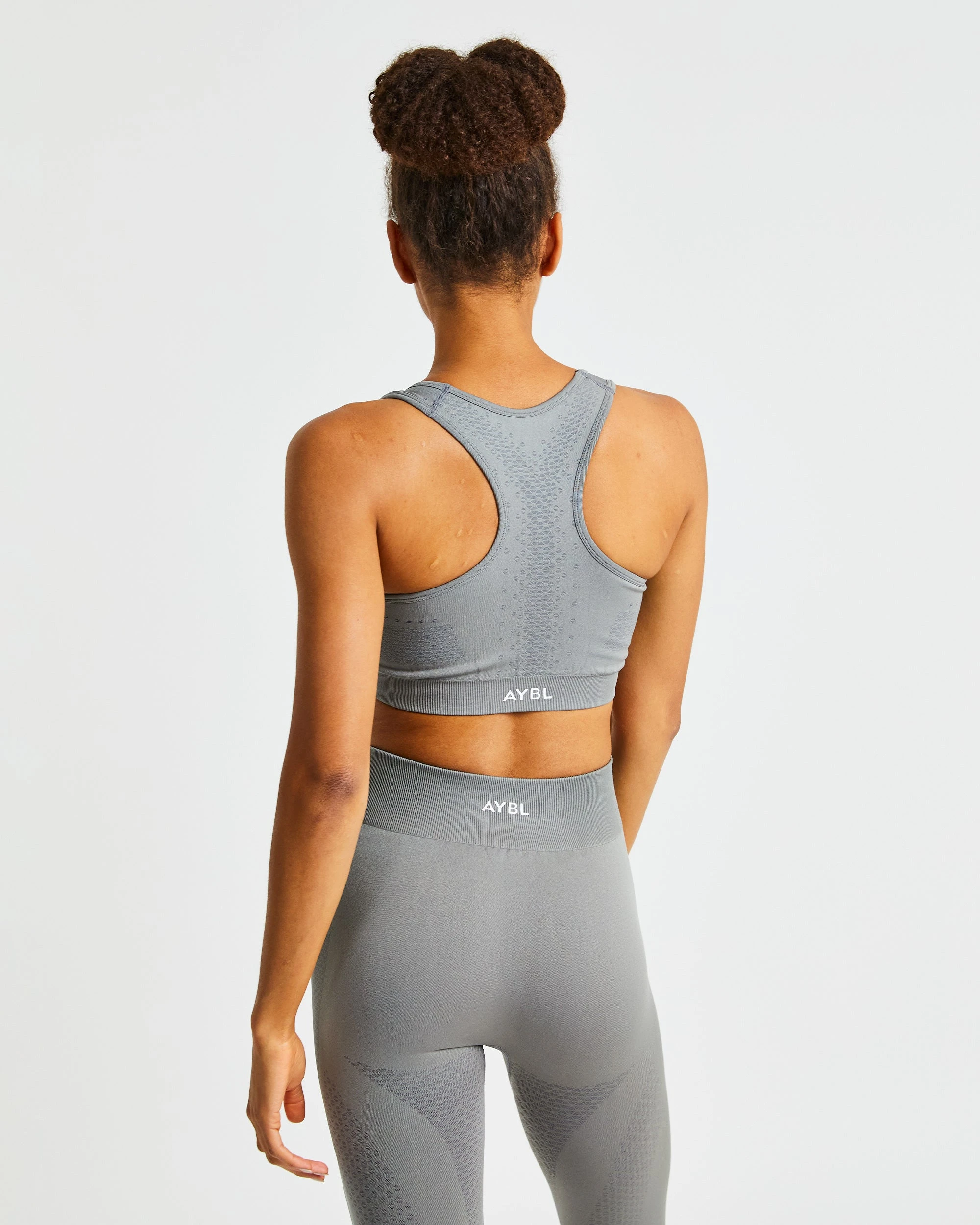 AYBL Ignite Seamless Sports Bra - Storm Grey - Image 2