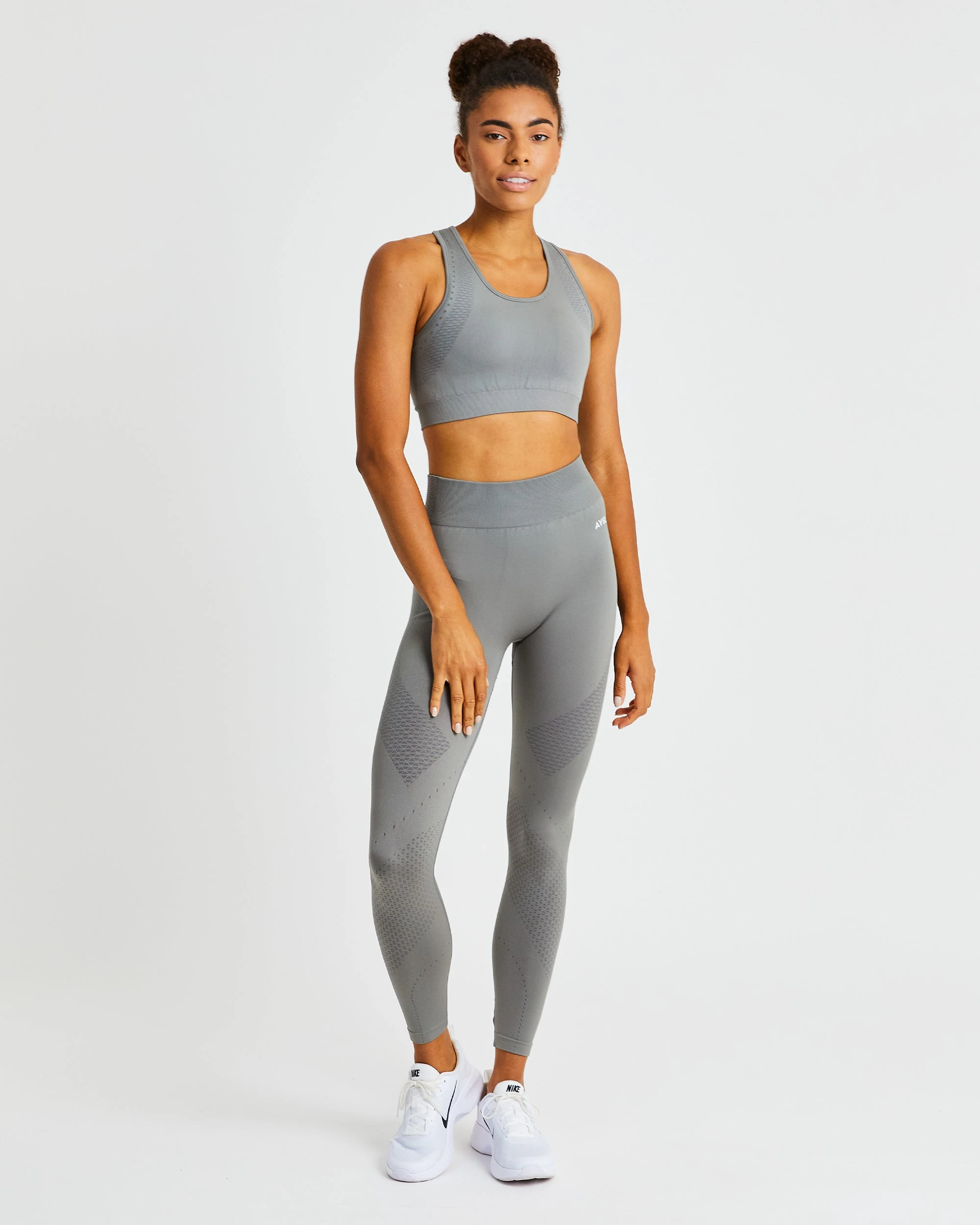 AYBL Ignite Seamless Sports Bra - Storm Grey - Image 3