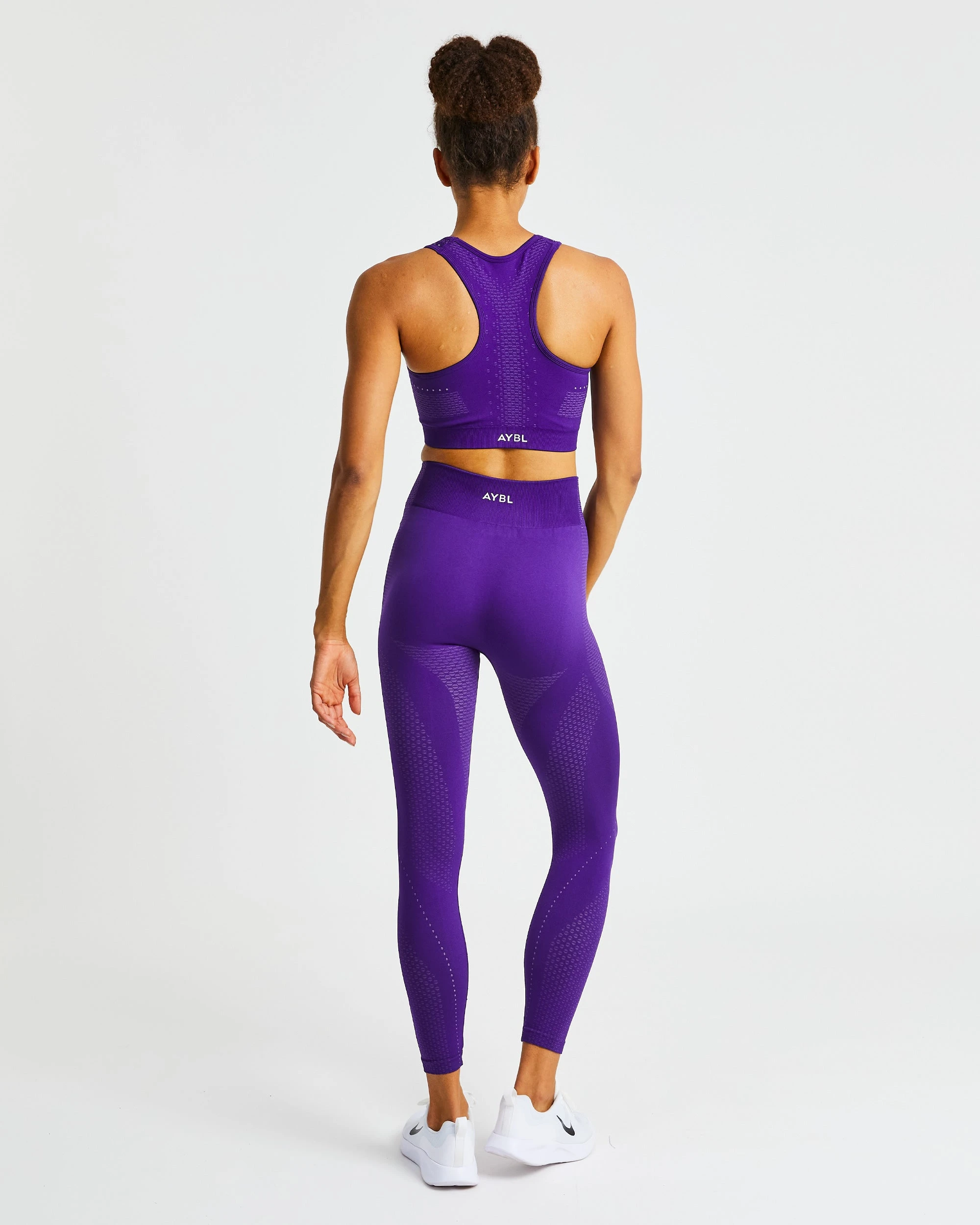 AYBL Ignite Seamless Sports Bra - Electric Purple - Image 4