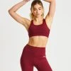 AYBL Core Sports Bra - Mauve Wine