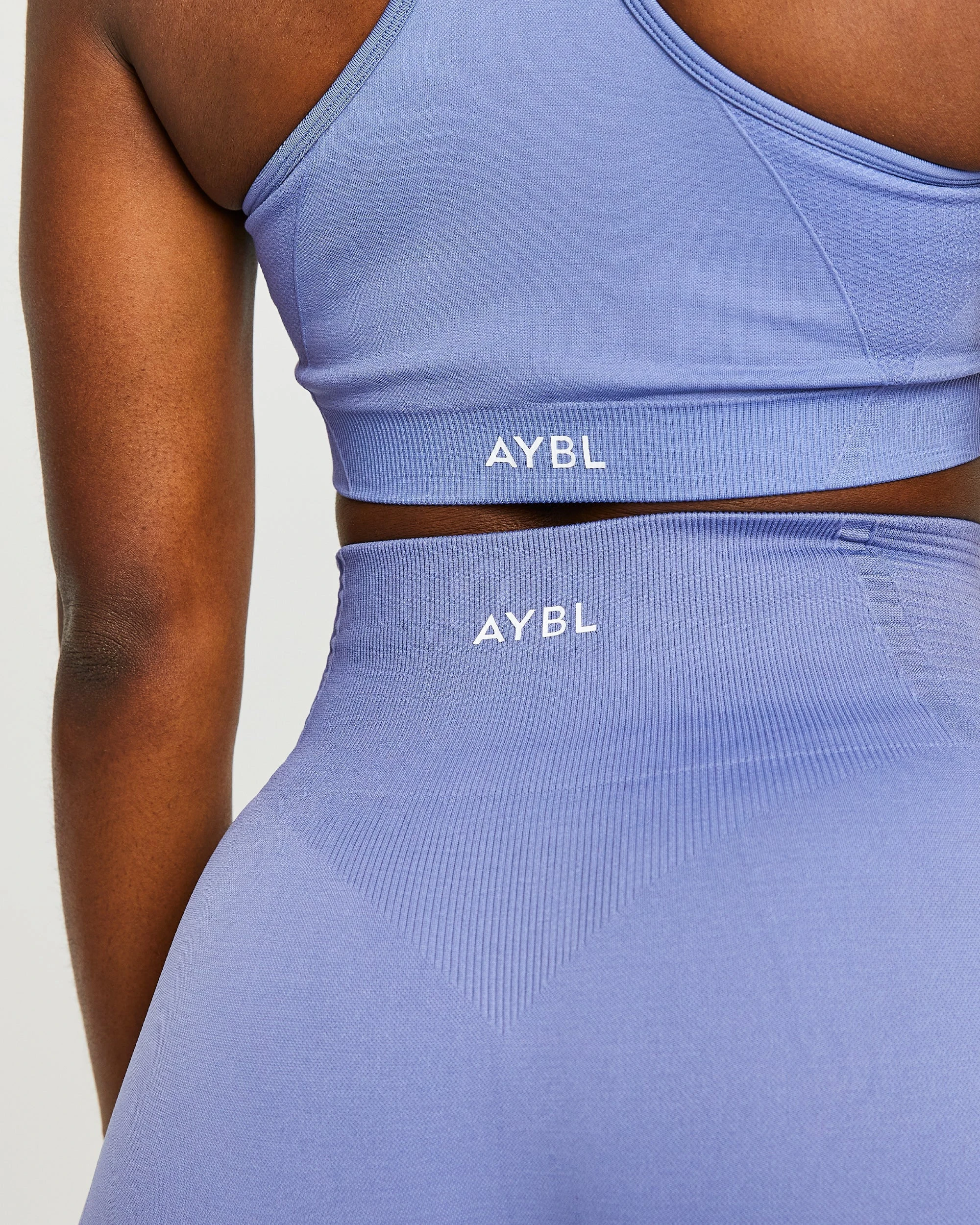 AYBL Balance V2 Seamless Sports Bra - Steel Blue - Image 6