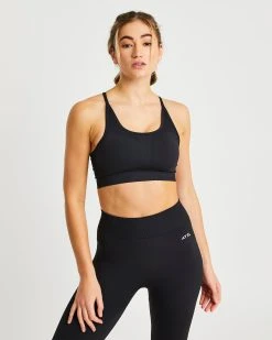 AYBL Motion Seamless Sports Bra - Black