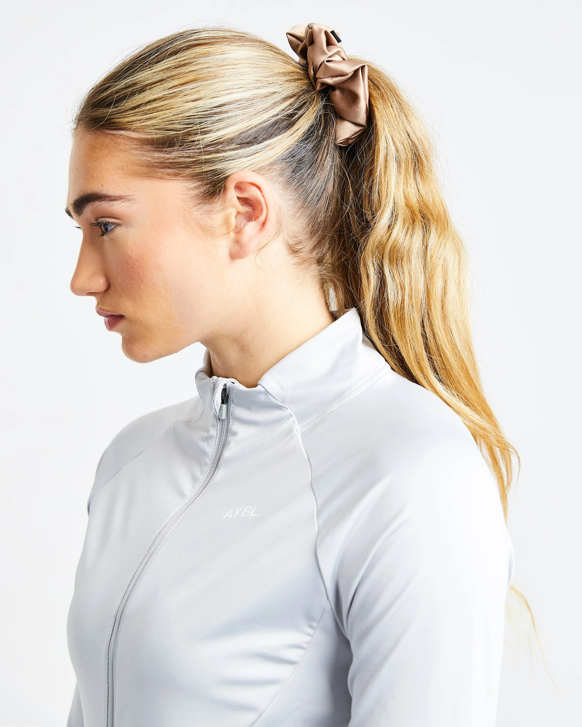 AYBL Scrunchie 4 Pack - White/Champagne/Pink/Mocha - Image 4