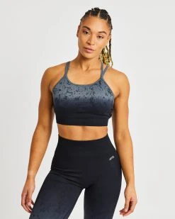 AYBL Flare Seamless Sports Bra - Black