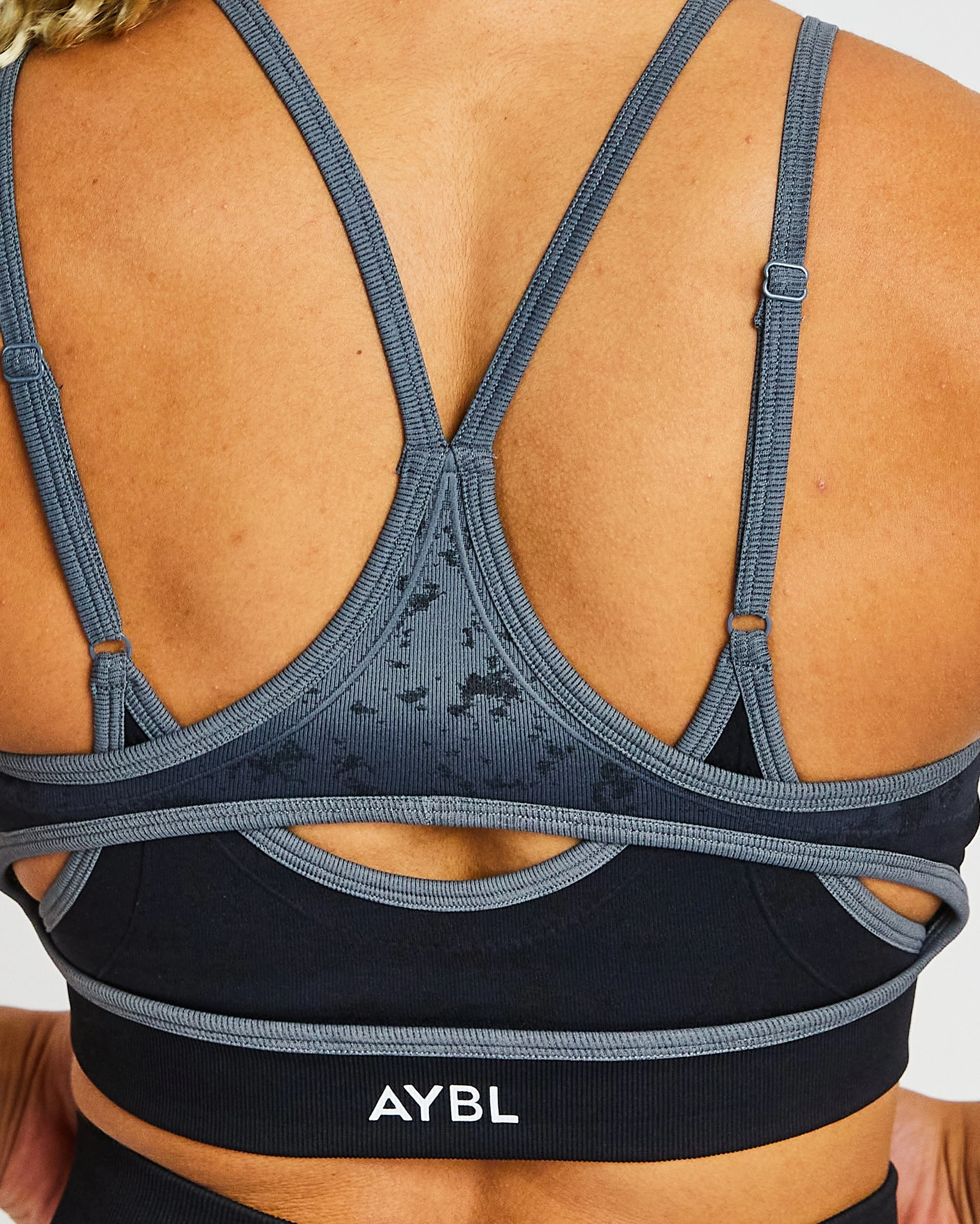 AYBL Flare Seamless Sports Bra - Black - Image 6